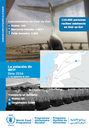 Siria 2016: La aviación del PMA a la respuesta de emergencia